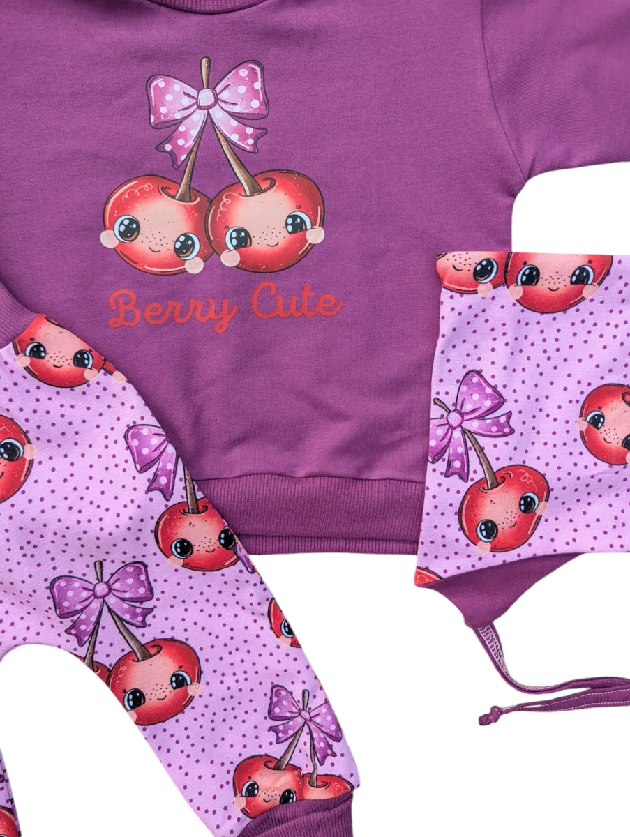 Sett str 80 - Berry Cute 🍒