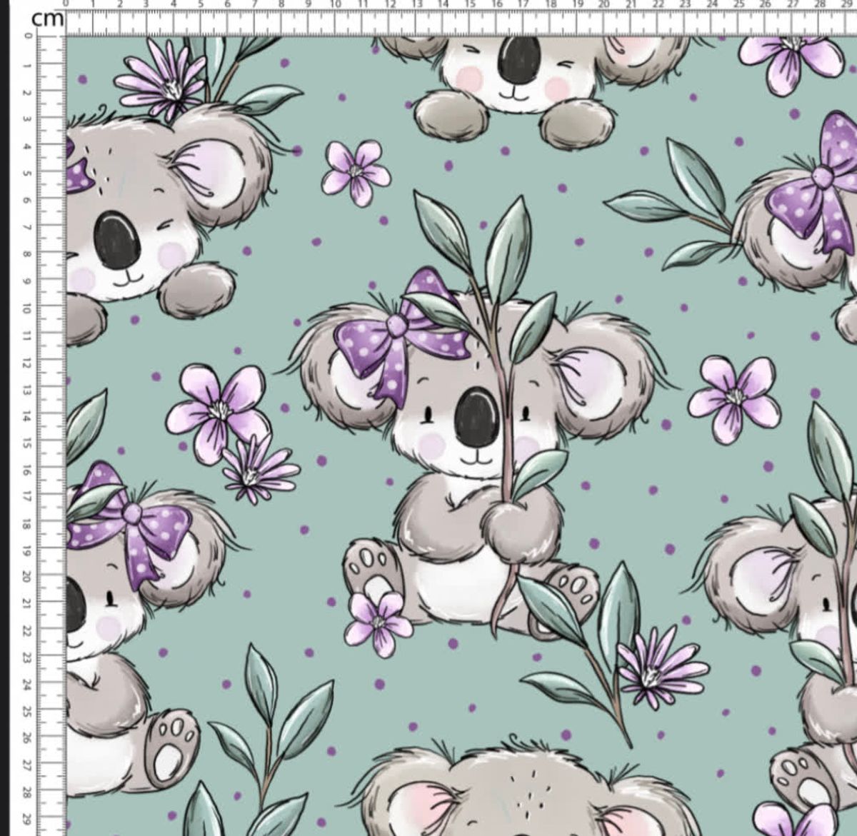 Koala Blossom - Jersey - Metervare 