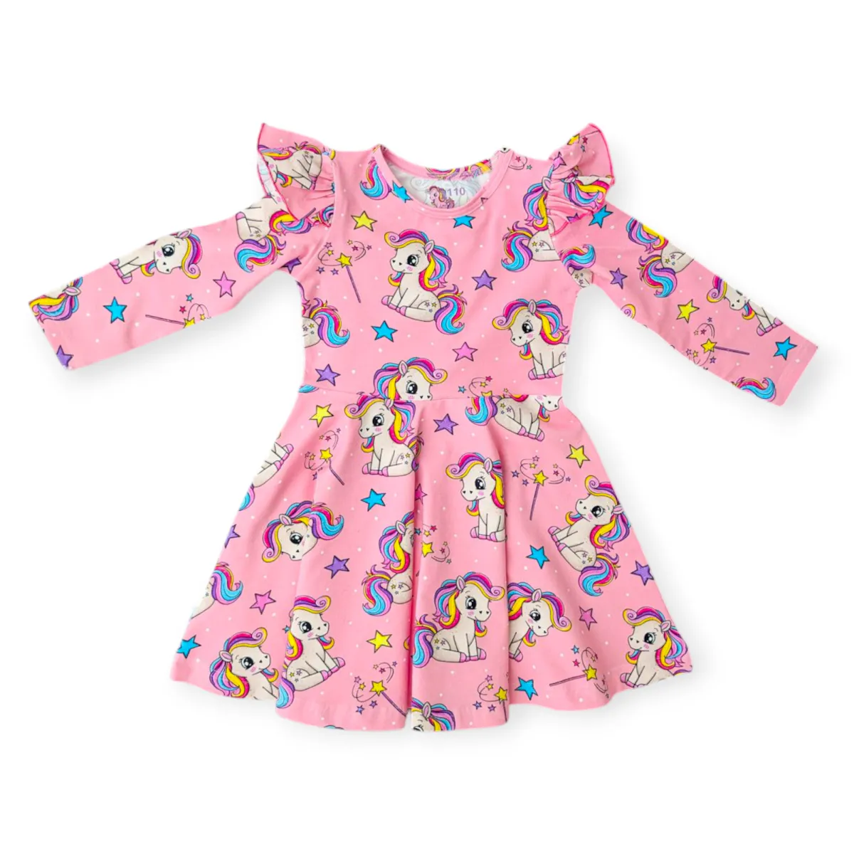 Kjole str 110 - Polly Ponni rosa